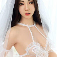 Jie-3: 166cm D-Cup Luxury Seamless Neck Silicone Sex Doll-Clone