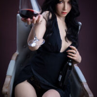 Violetta: 164cm E-Cup Luxury Seamless Neck Silicone Sex Doll-Clone